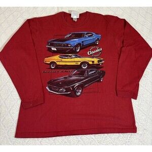 Vintage 90s Cadre Athletic Muscle Car Classics Of 60s & 70s Shirt Size Large